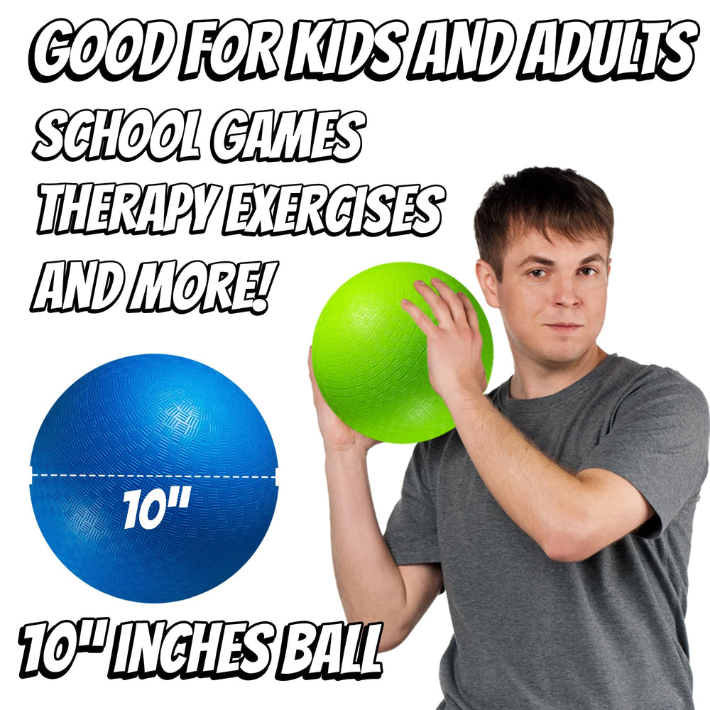 PlayBolt 10-inch red kickball close-up showing durable PVC for classroom use.