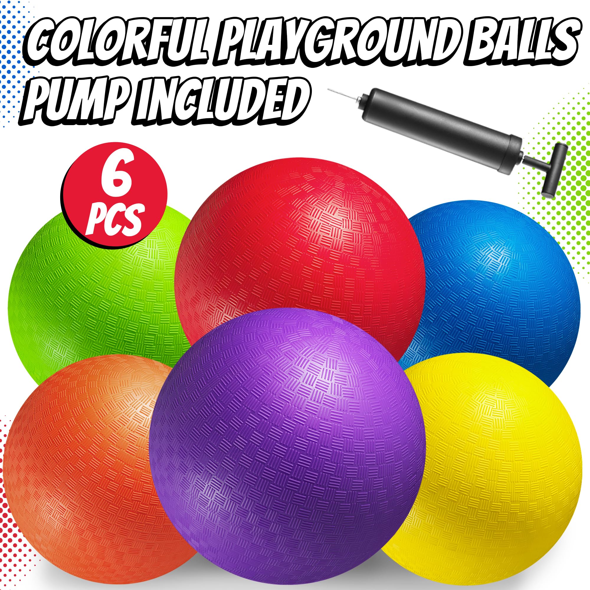 PlayBolt 8.5-inch green playground ball supports group activities