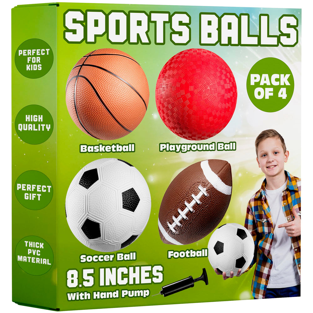 PlayBolt 8.5-inch soccer ball ready for outdoor kicking and coordination.