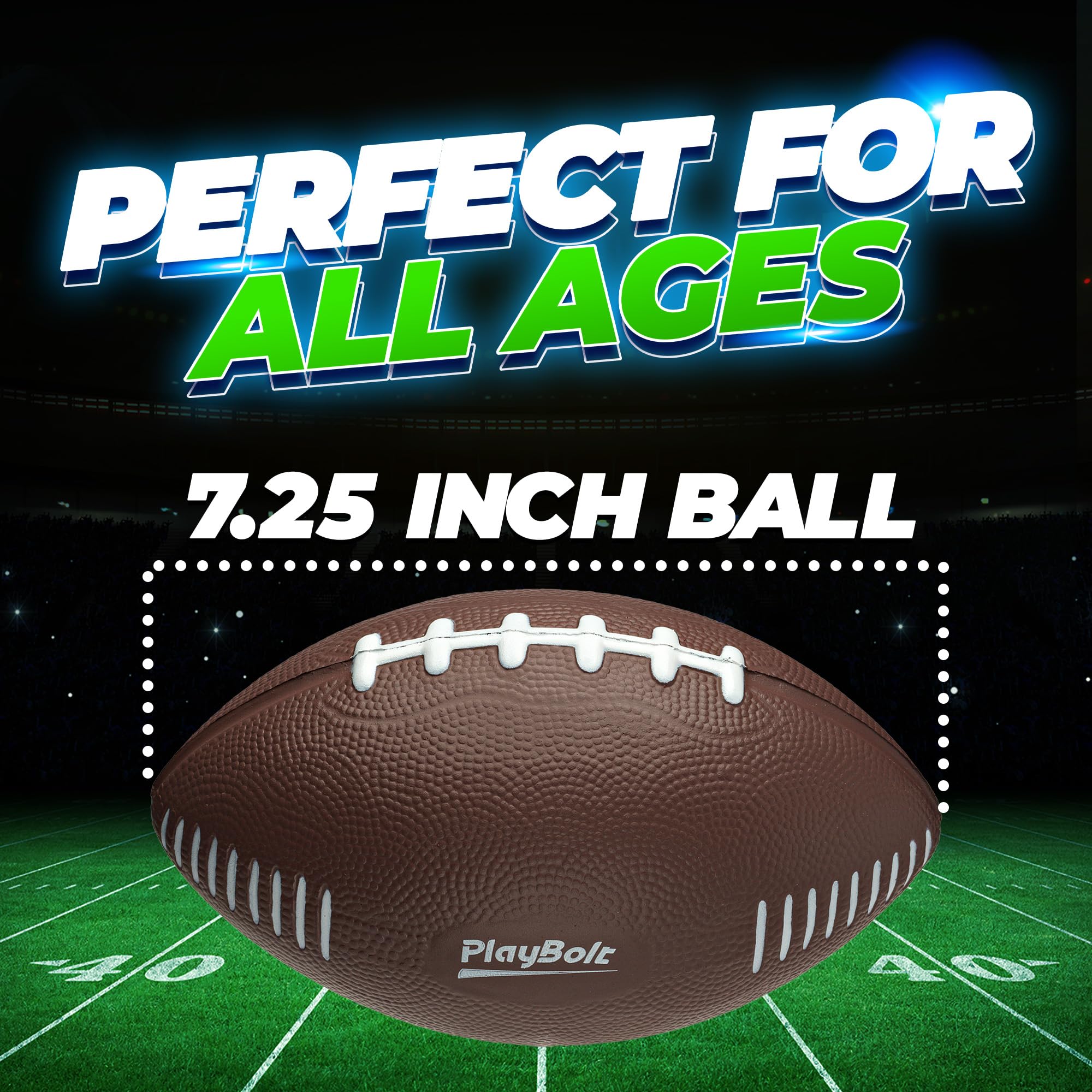 PlayBolt mini football makes a great birthday or party favor.