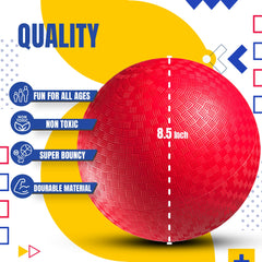 PlayBolt playground ball grip texture designed for kicks and throws.