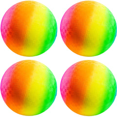 PlayBolt rainbow playground balls 8.5-inch pack for versatile indoor or outdoor play