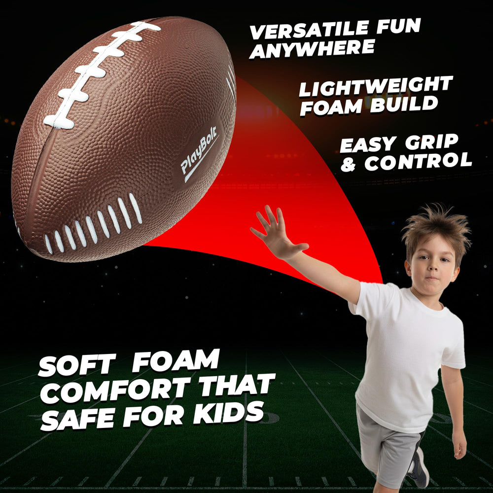 PlayBolt soft foam surface supports confident grip for indoor play.