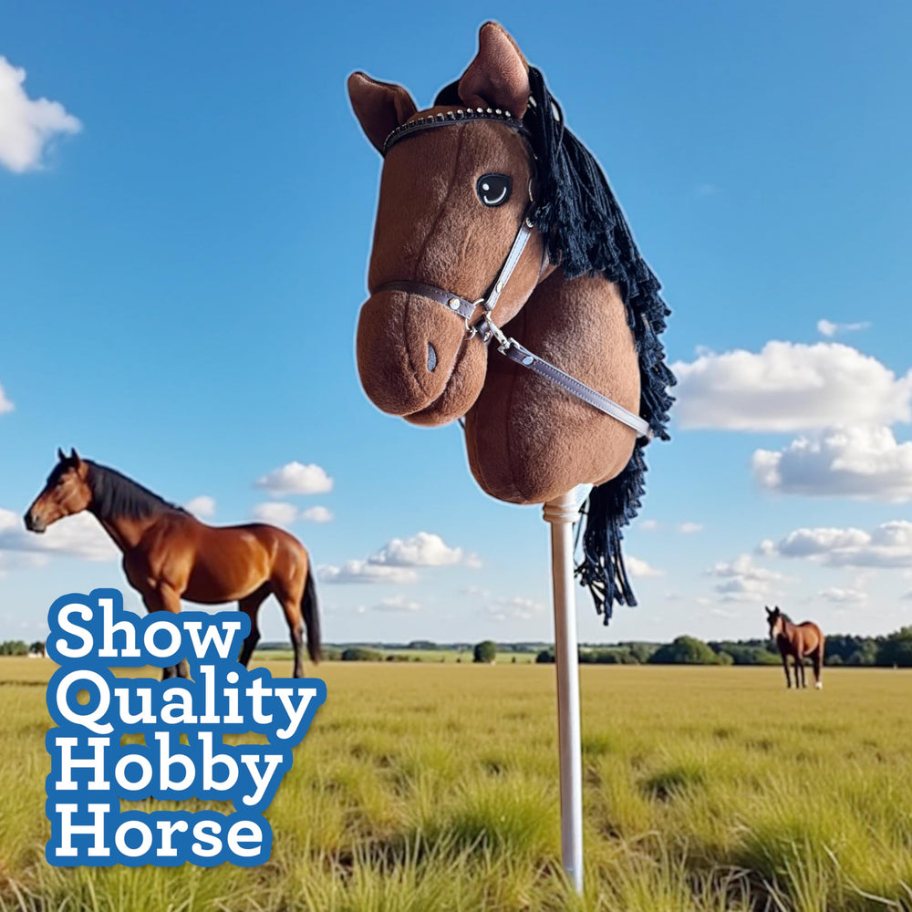 Detachable reins from Playful Minds hobby horse for flexible play