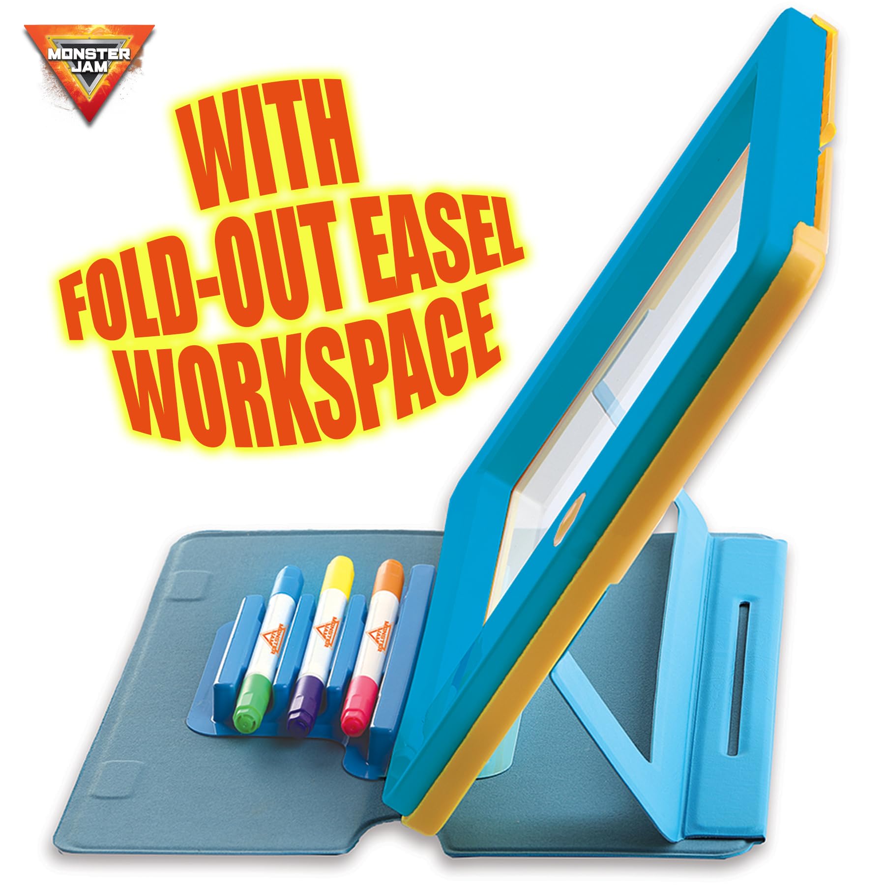 Eraser cloth included for quick clean-up after drawings