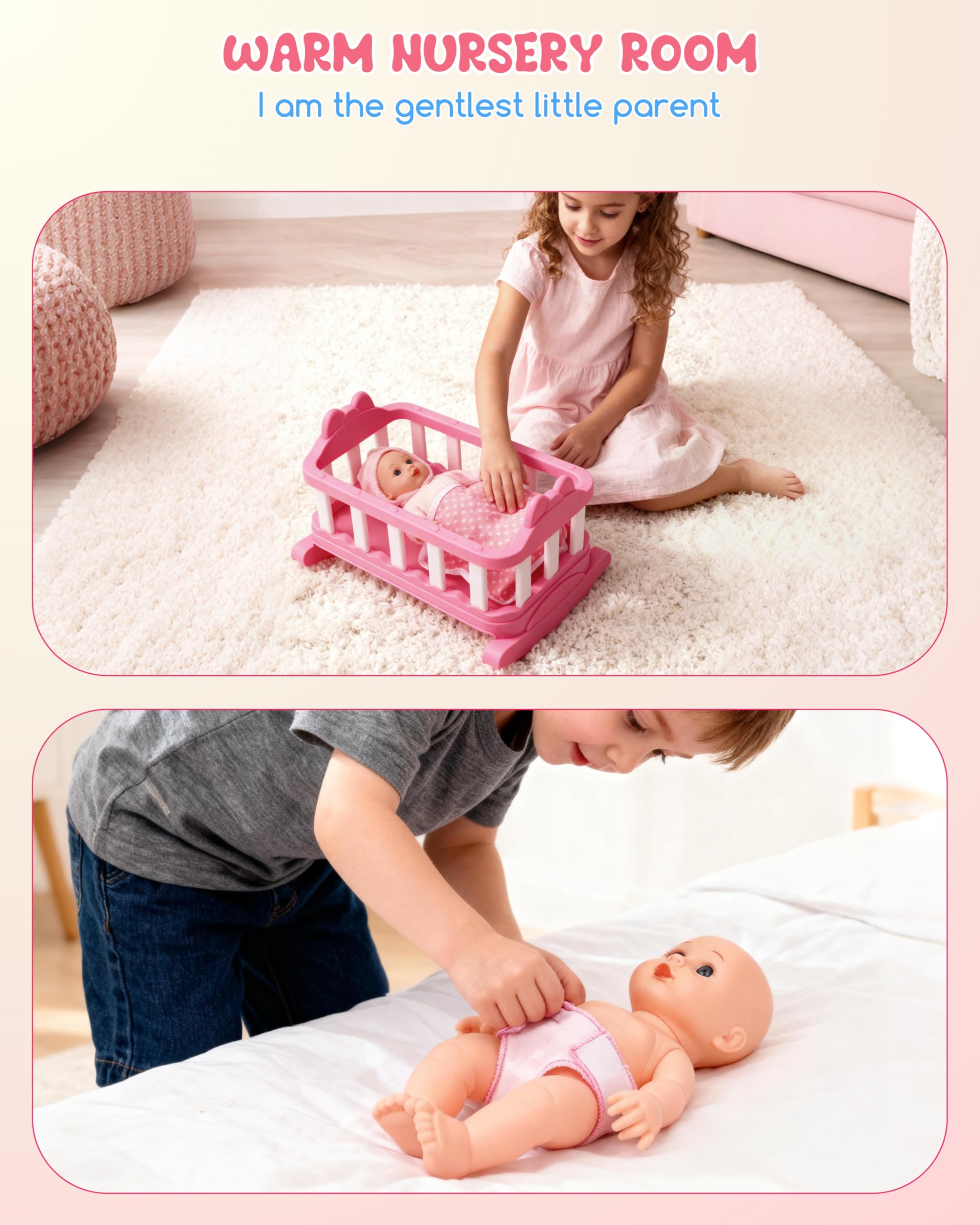 PLAYFULBAY baby doll outfits for dressing-up and styling moments
