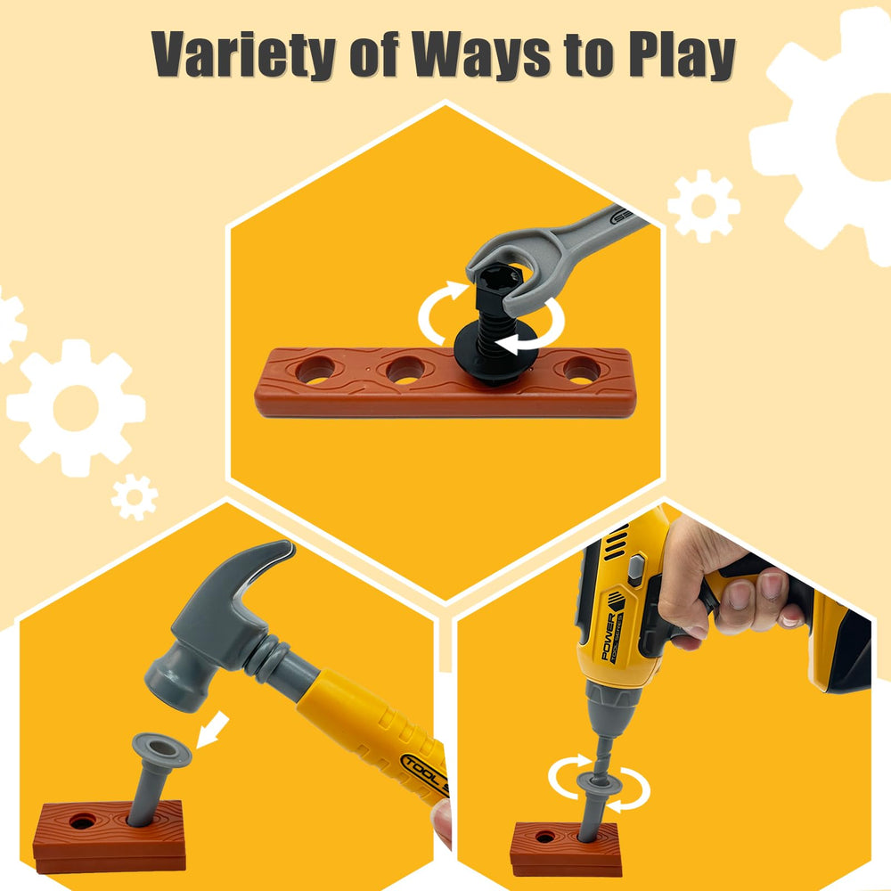 Playhiland child-friendly tools arranged for easy access during playtime