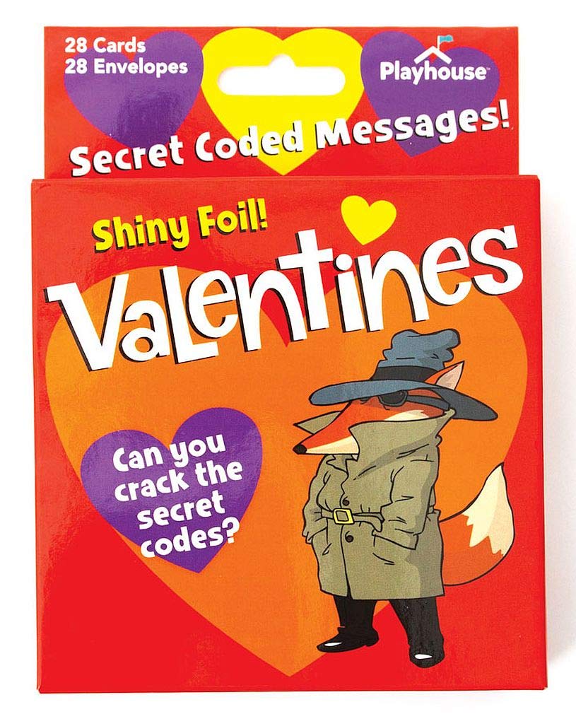 Playhouse Secret Codes shiny foil cover card with eye-catching design for classrooms
