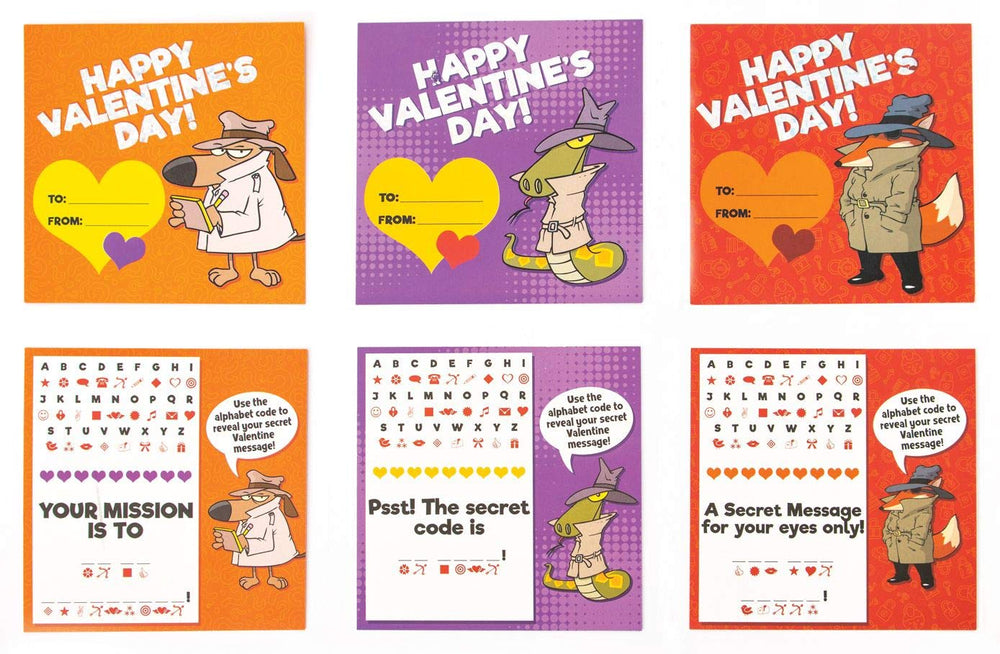 Playhouse Secret Codes three styles cards front visuals for gifting