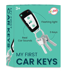 Playkidiz Car Keys buttons for little hands, boosting fine motor skills during play.