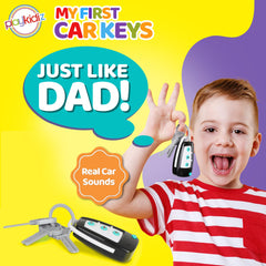 Playkidiz Car Keys key shapes help kids imitate adults and imagine trips.