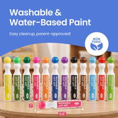 Playkidiz Darice neon dot markers provide bright, engaging art projects