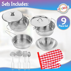 Playkidz mini pots with lids designed for small hands during play