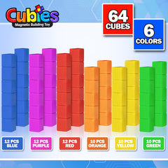 Playmags bright color blocks to support color recognition and imaginative design