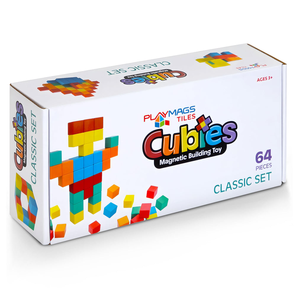 Playmags 64-piece set supports sharing and collaborative play among children