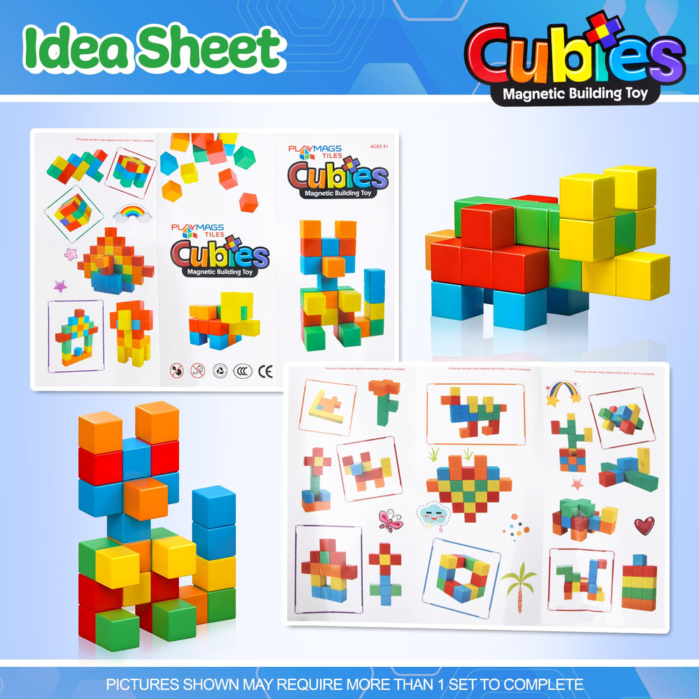 Playmags magnets click together with a satisfying rattle during building