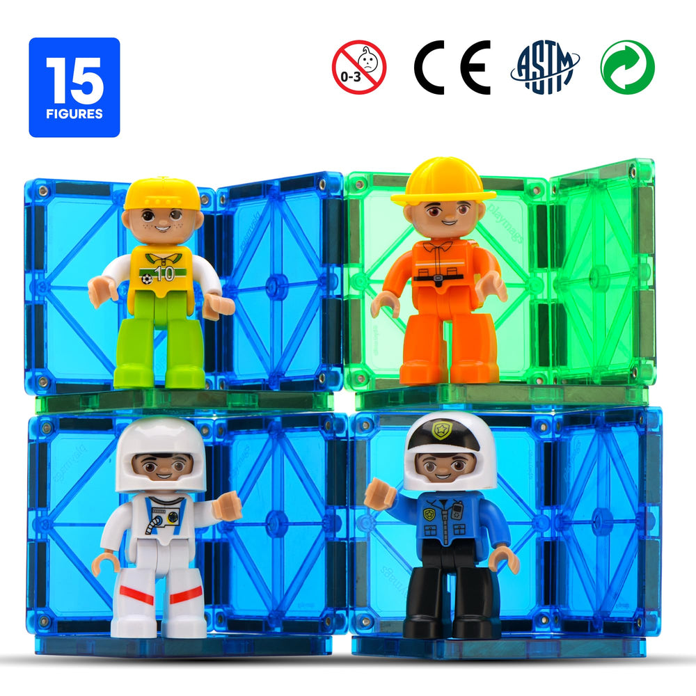 Playmags safety: non-toxic materials for worry-free, kid-safe exploration during play.