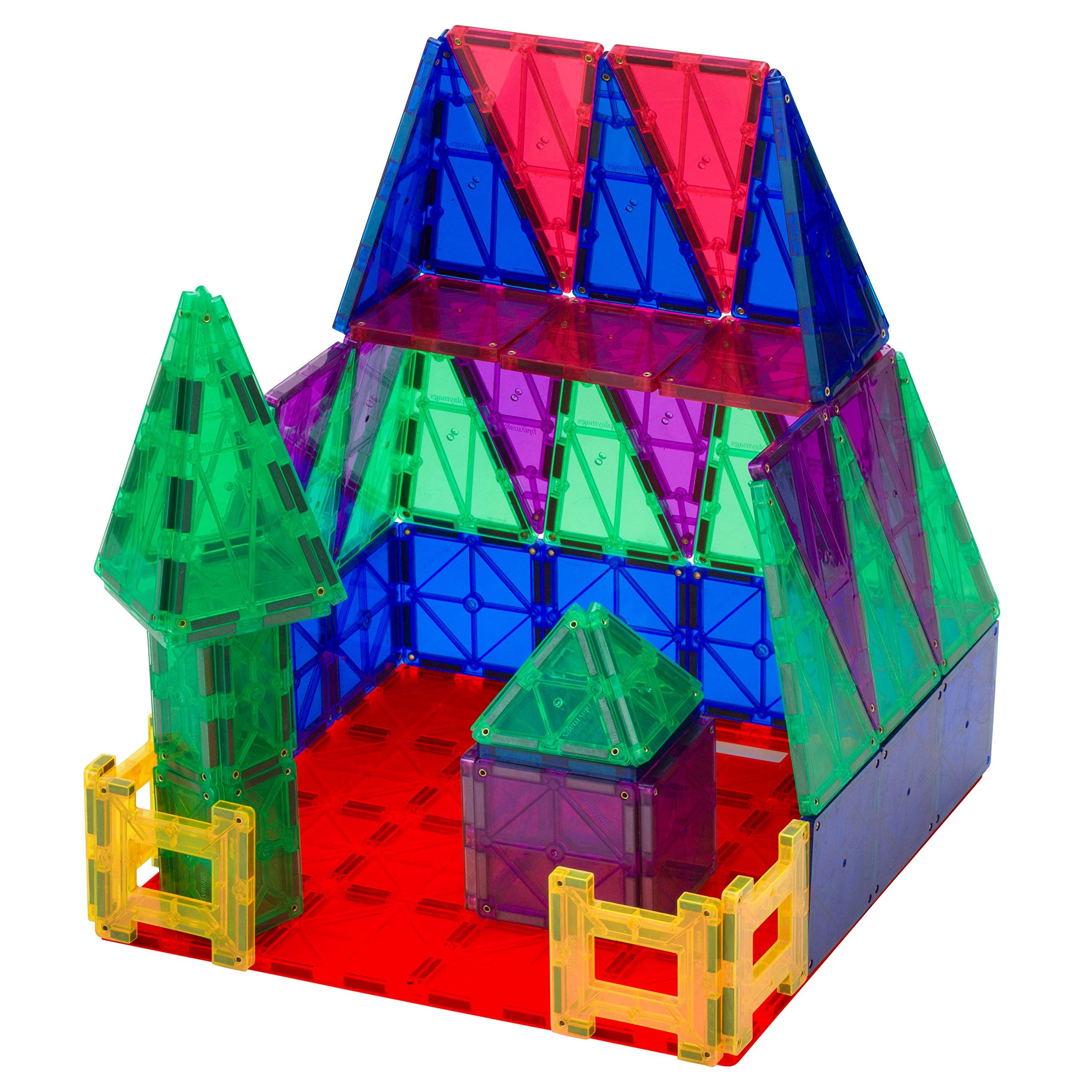Playmags stabilizer includes carrying handle for easy transport.