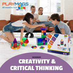 Playmags starter set inspires early spatial skills during constructive play.