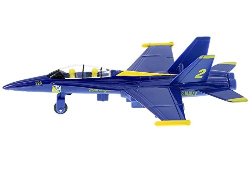 Playmaker Toys pullback action jet for quick, engaging pretend flight indoors or on desks.