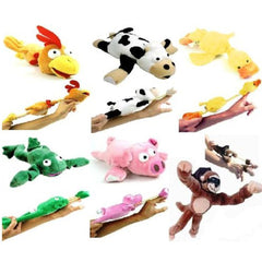 Playmaker Toys flying screaming flingshot animal plush offering energetic launch play with sound effects
