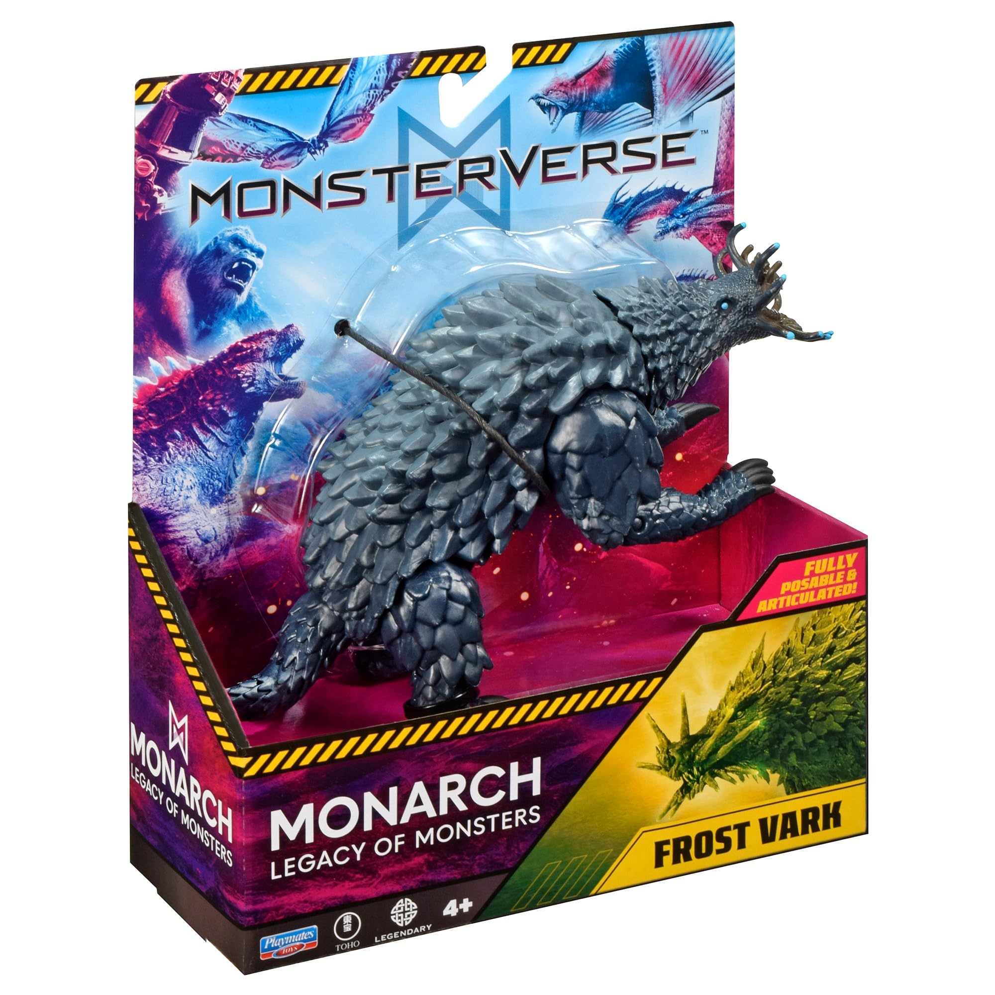 Frost Vark detailed sculpt highlights textured surface and spikes for dramatic display.