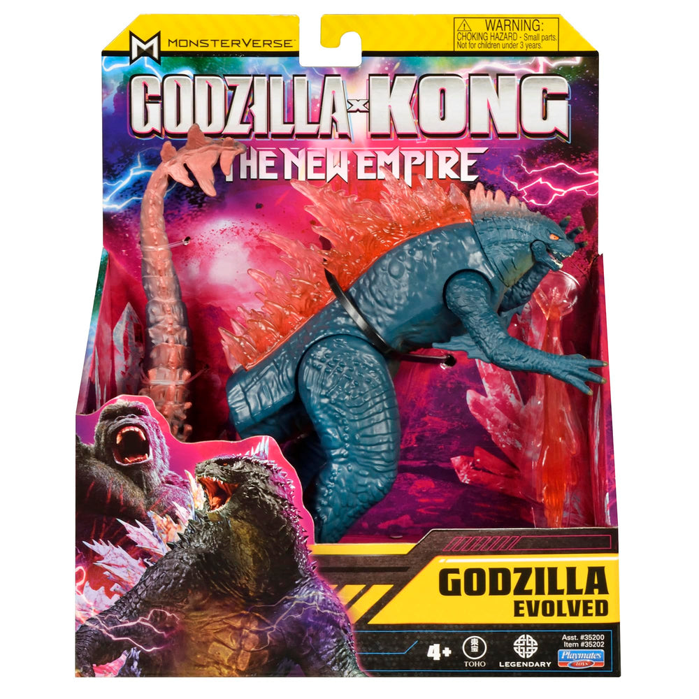 PlayMates Godzilla Evolved figure showing multiple articulation points for dynamic poses.