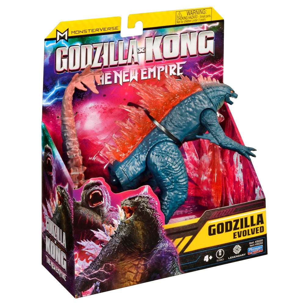 PlayMates Godzilla x Kong packaging highlighting the crossover collectible.