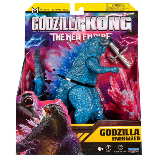 PlayMates GVK 6in Energized Godzilla front view for display detail