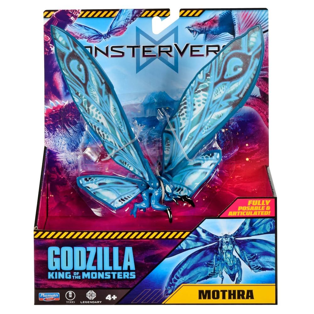 PlayMates Mothra 6-inch figure ready for display and action posing
