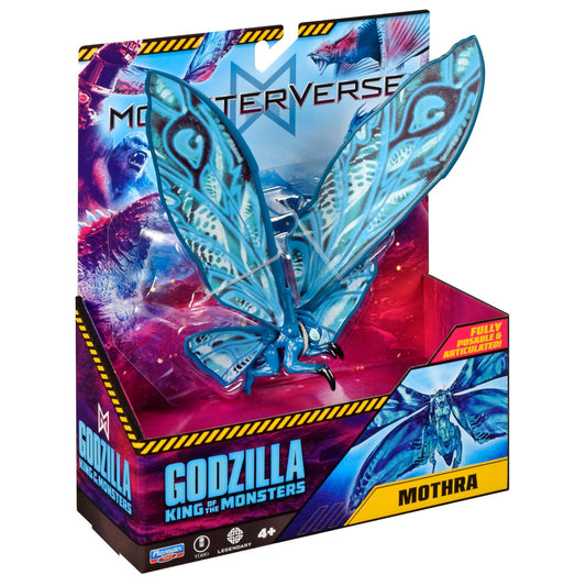 PlayMates Mothra wings detail with sculpted patterns