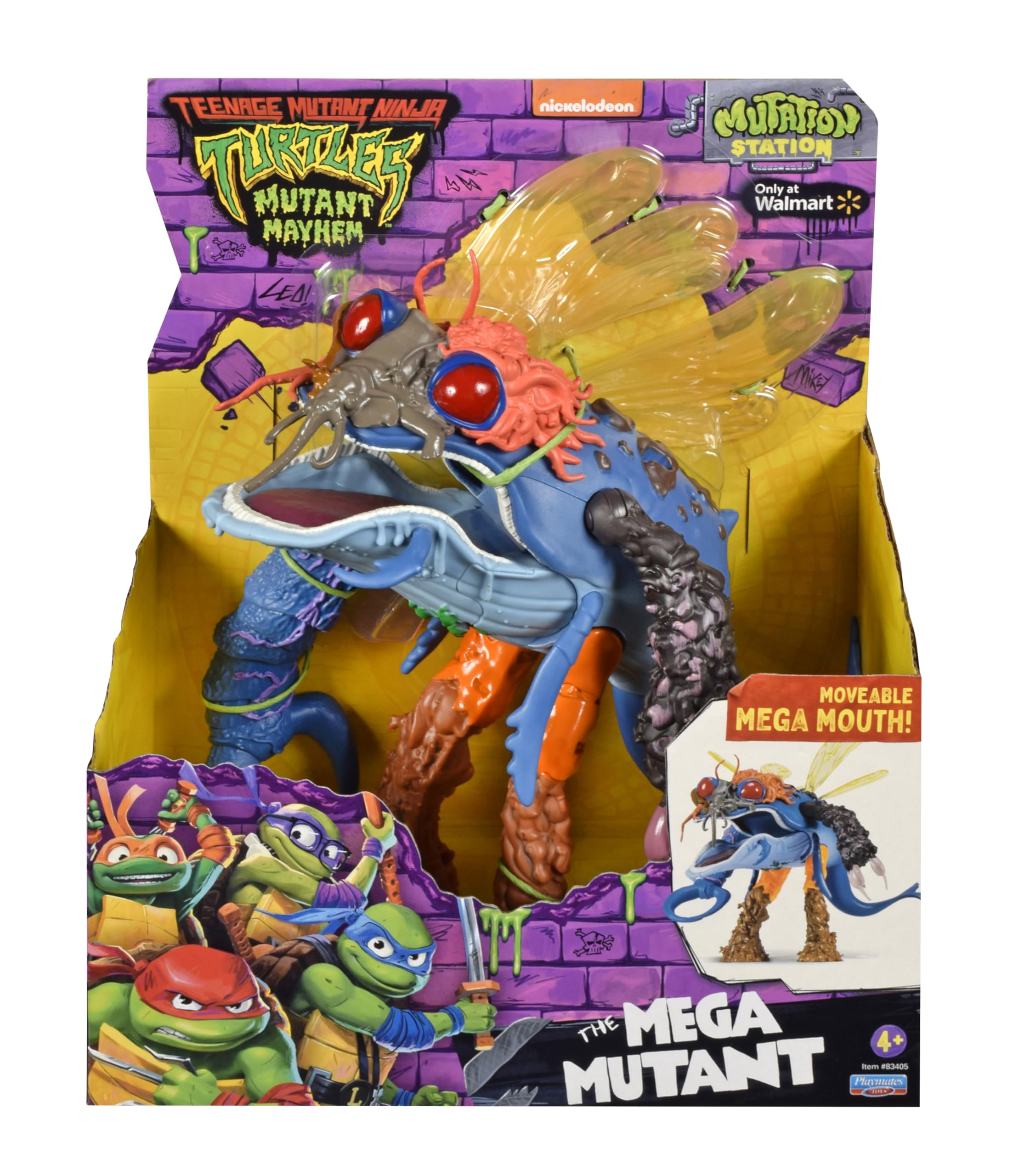 Movie coloring and textures on the Megamutant figure for fans