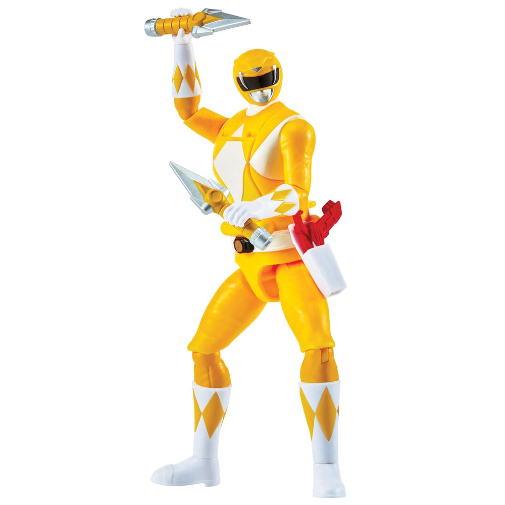 Playmates Power Rangers 6-inch Yellow Ranger packaging image, ready for gifting or shelf display.
