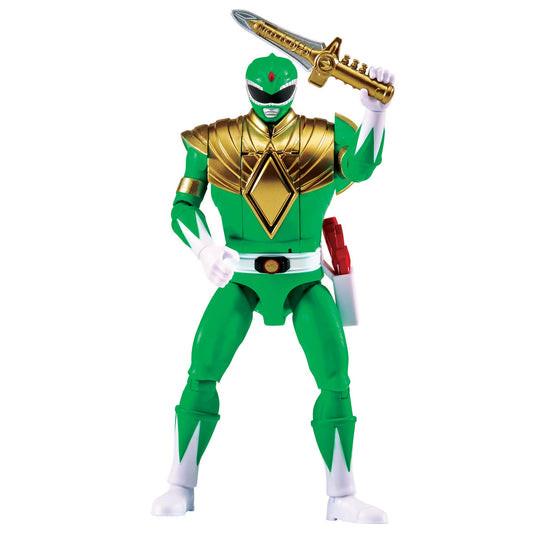 PlayMates Green Ranger Auto Morphin figure, front view ideal for display