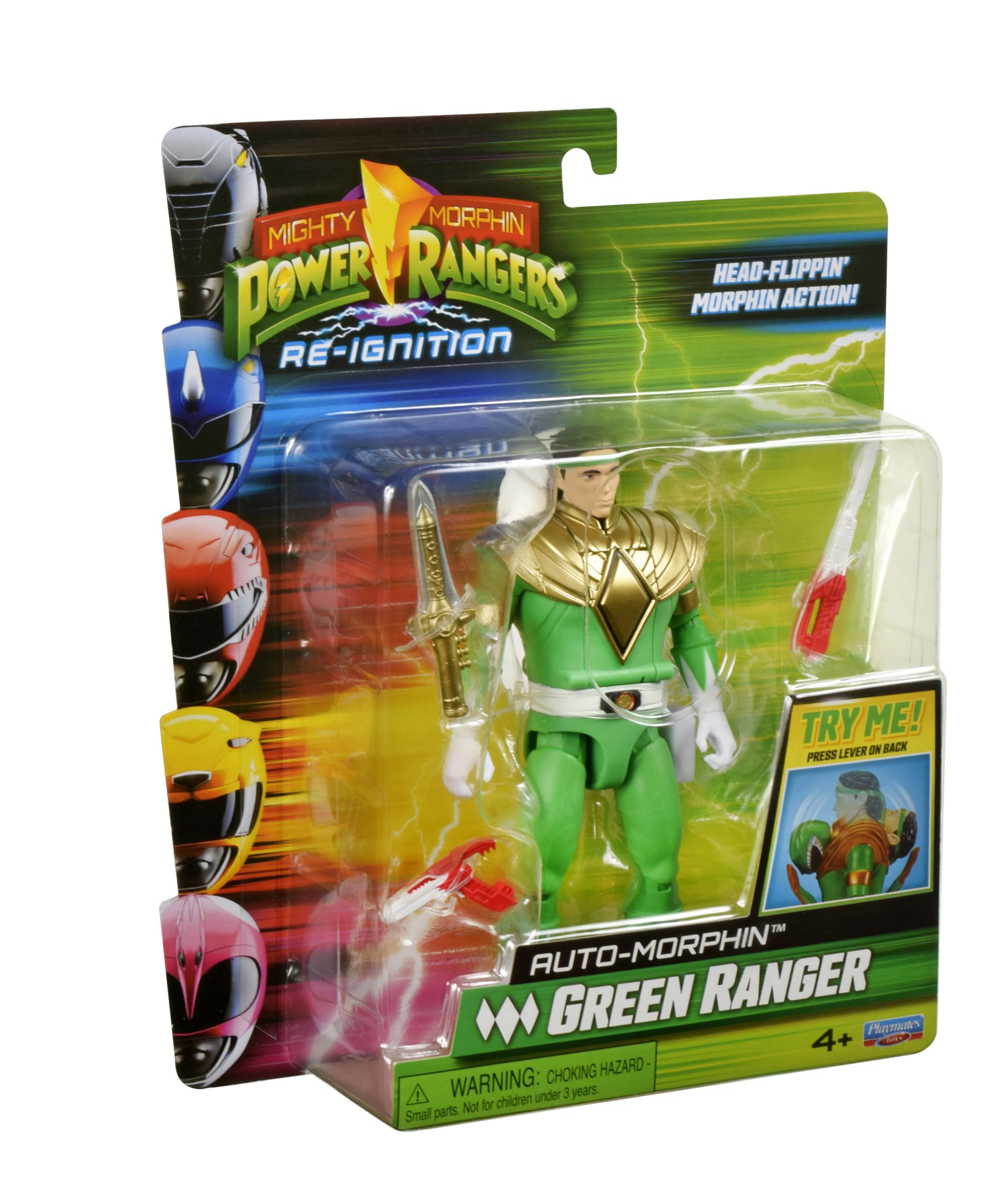 Display-ready Green Ranger figure for diorama setups