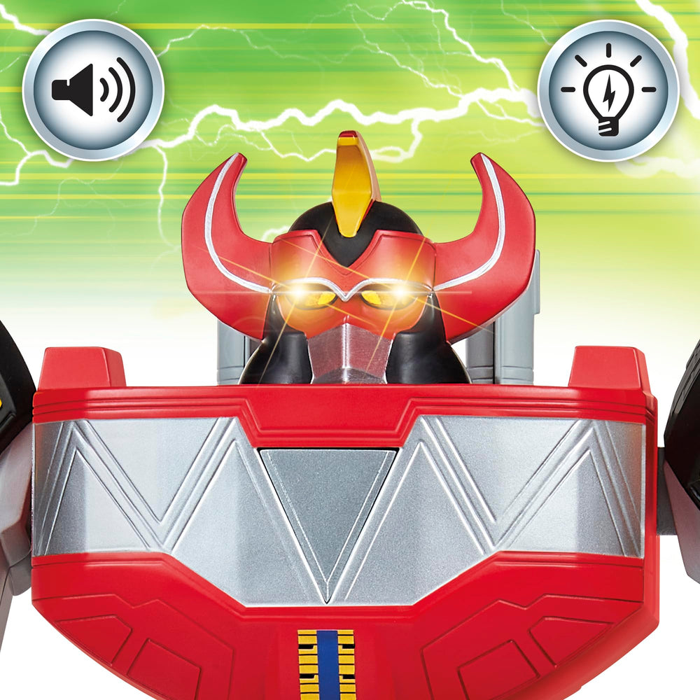 Signature Power Mega Sword included with the Megazord for dynamic poses.
