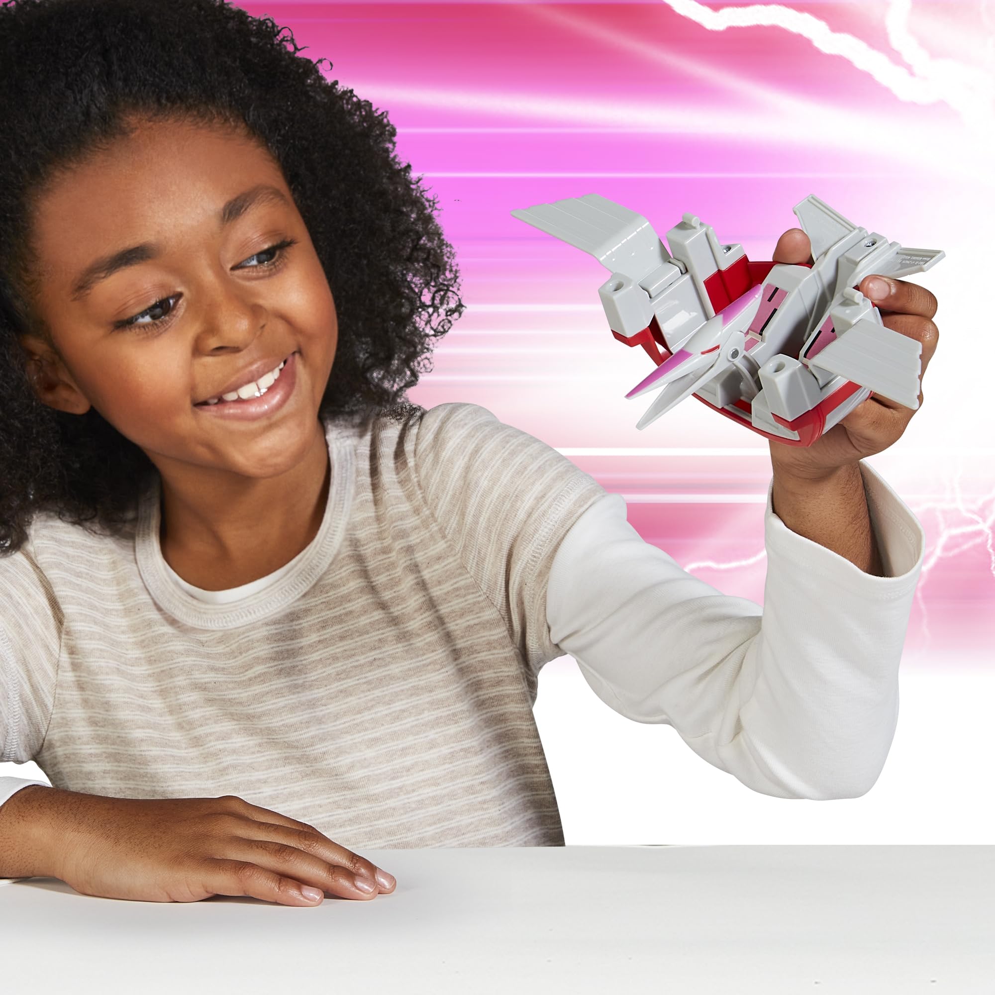 PlayMates Power Rangers Pterodactyl Megazord assembled pose for imaginative play.