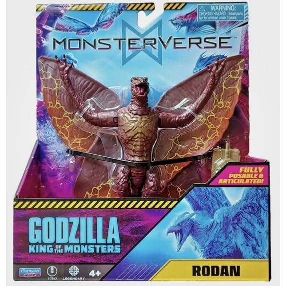PlayMates Rodan MonsterVerse 6-inch figure for display and imaginative play.