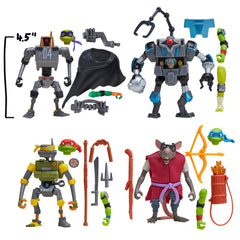 PlayMates TMNT Bishop in Mech figure highlights detailed design and play-ready pose.