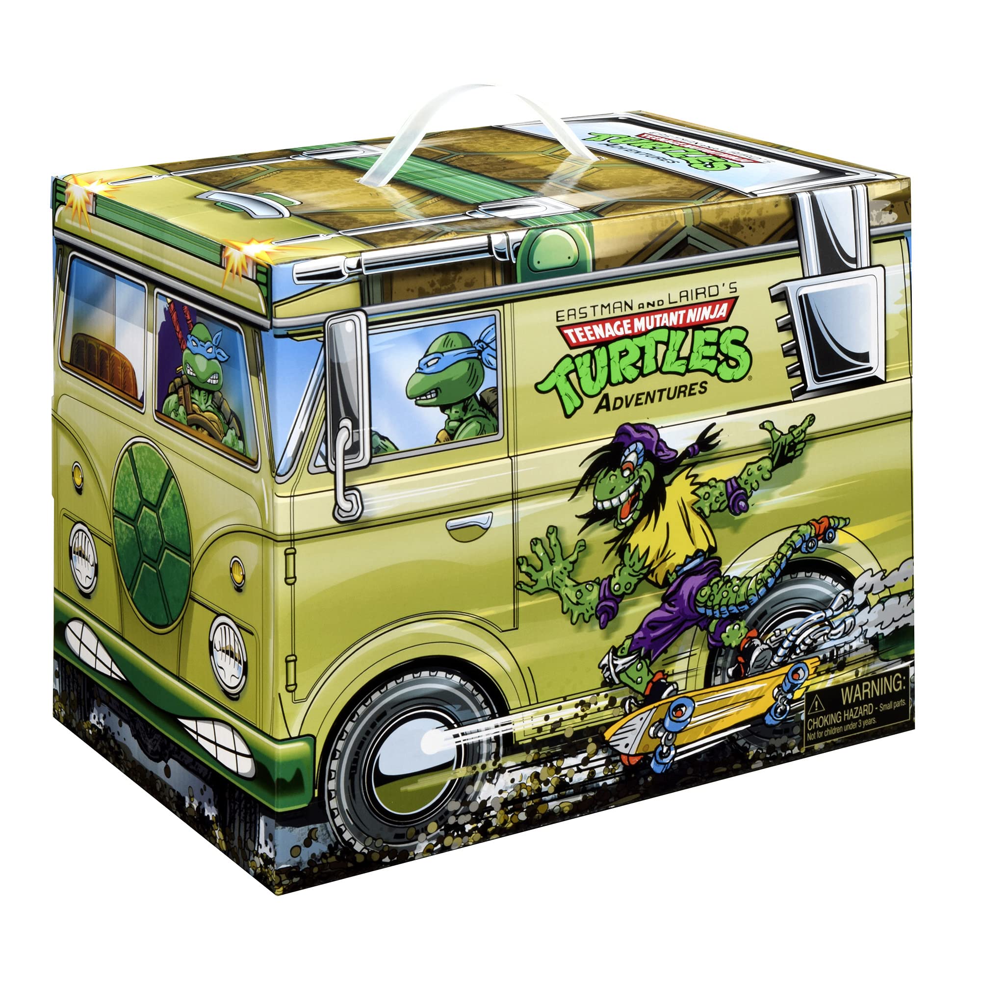 PlayMates Mondo Gecko figure with skateboard for action and display