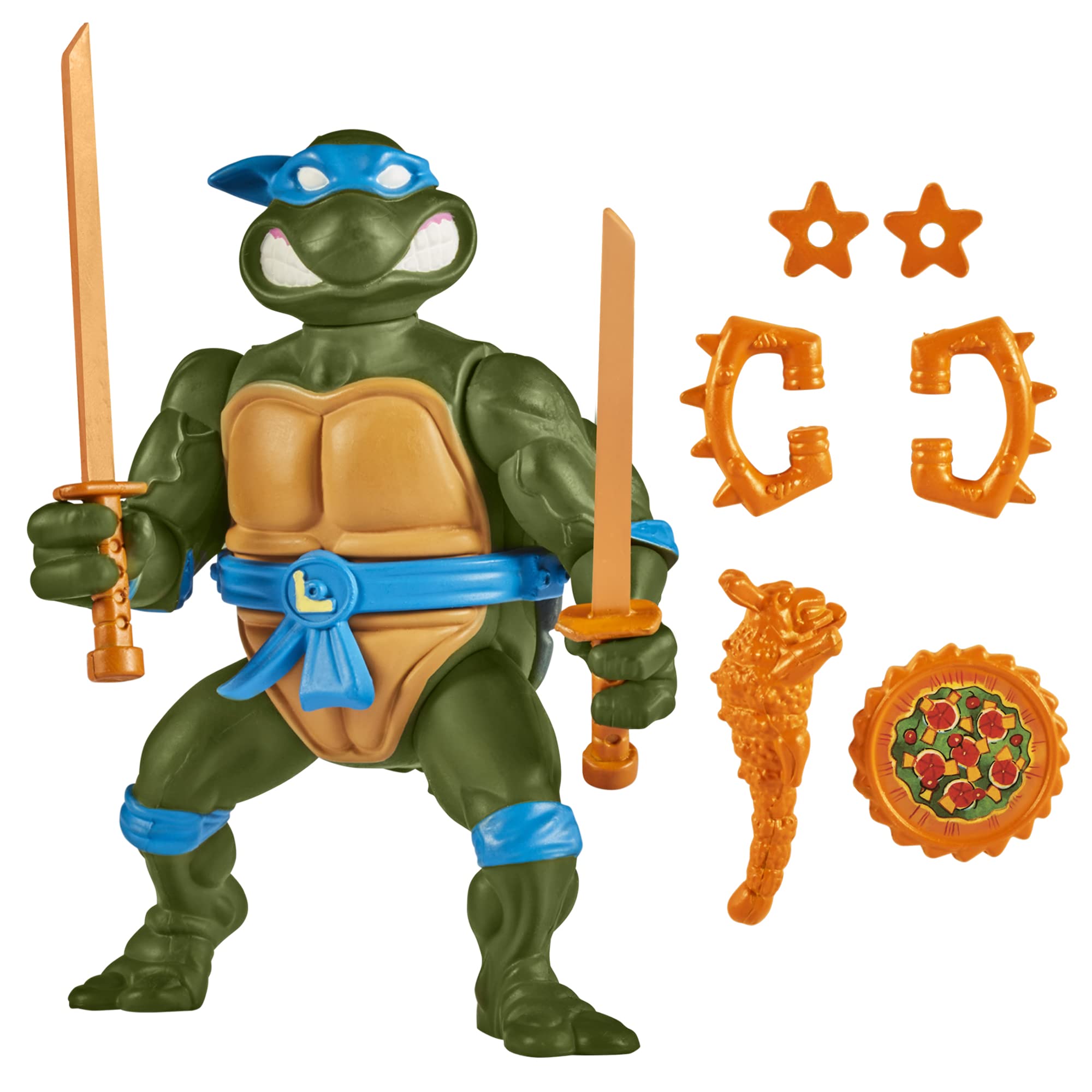 Playmates TMNT Leonardo figure fully poseable for dynamic poses