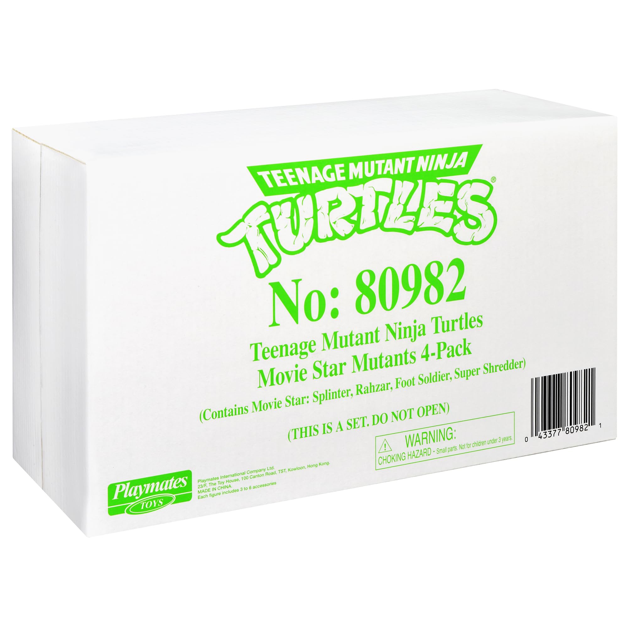 PlayMates TMNT Classic Movie Star 4-pack showing retro toy nostalgia.