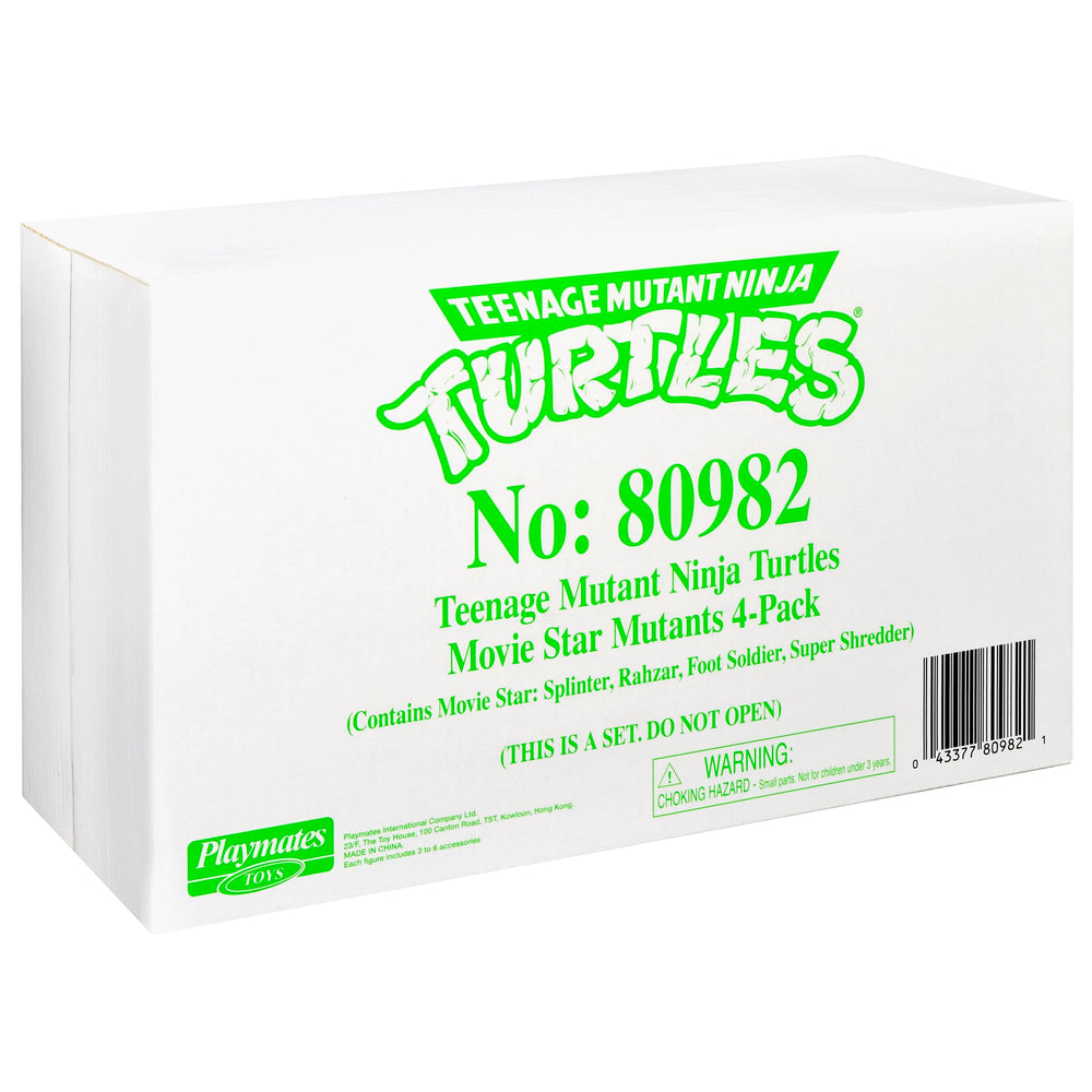 PlayMates TMNT Classic Movie Star 4-pack showing retro toy nostalgia.