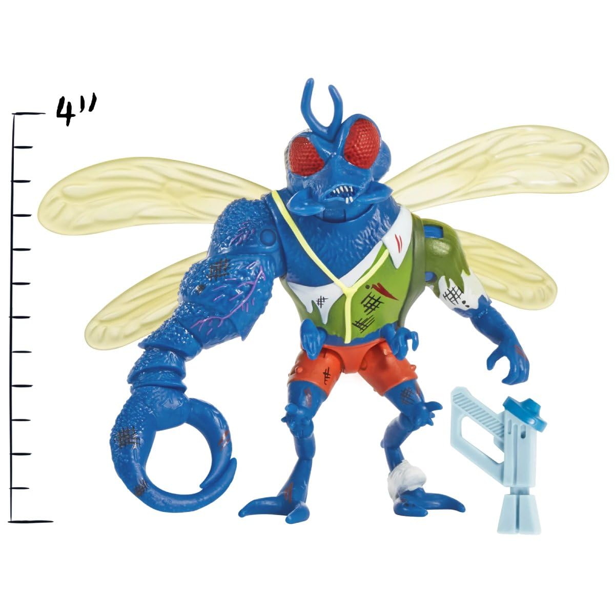 PlayMates TMNT Leo weapon accessories included for dramatic play.