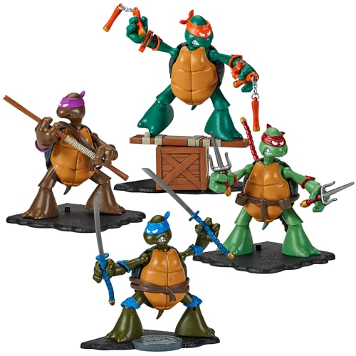 Playmates TMNT Original Sketch Base, attachable stand to recreate the classic scene.