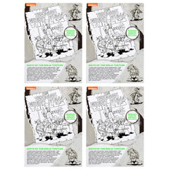 Playmates TMNT Original Sketch Collect Them All, encourages completing your TMNT set.