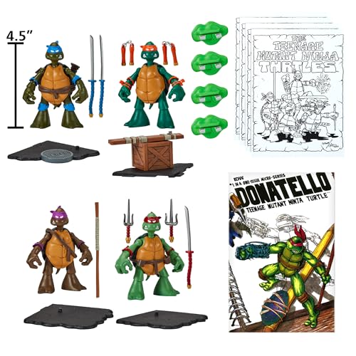 Playmates TMNT Original Sketch Comic Book, exclusive addition to pair with the figure.