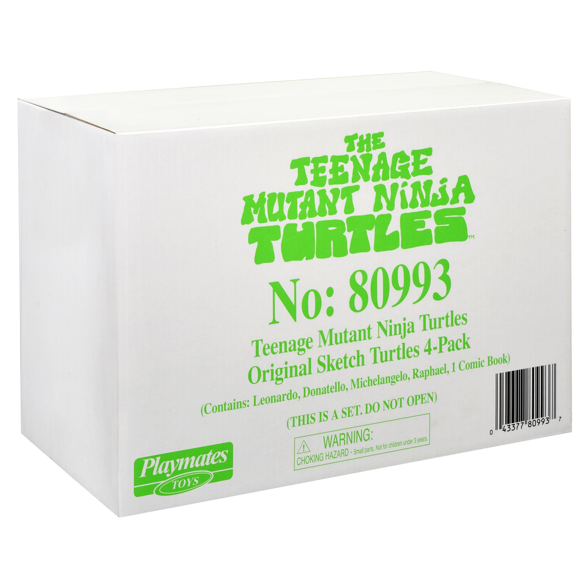 Playmates TMNT Original Sketch Figure Accessory, extra pieces to customize your display.