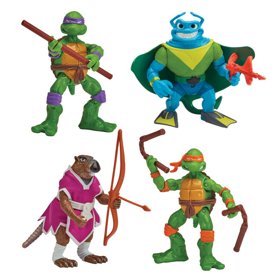 PlayMates TMNT Donatello figure with bo staff for display and imaginative play.