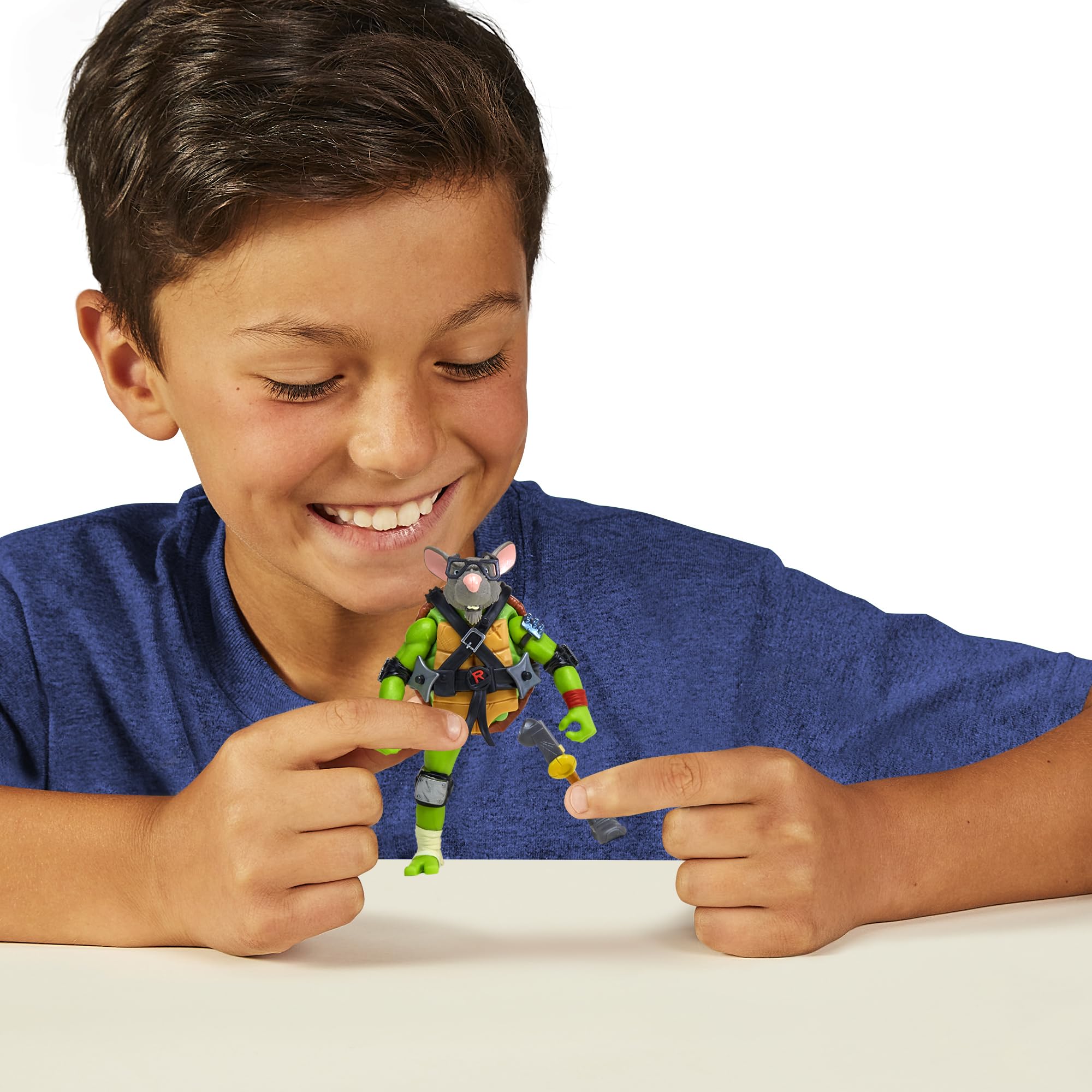 Packaging and display-ready TMNT figure from Playmates Toys